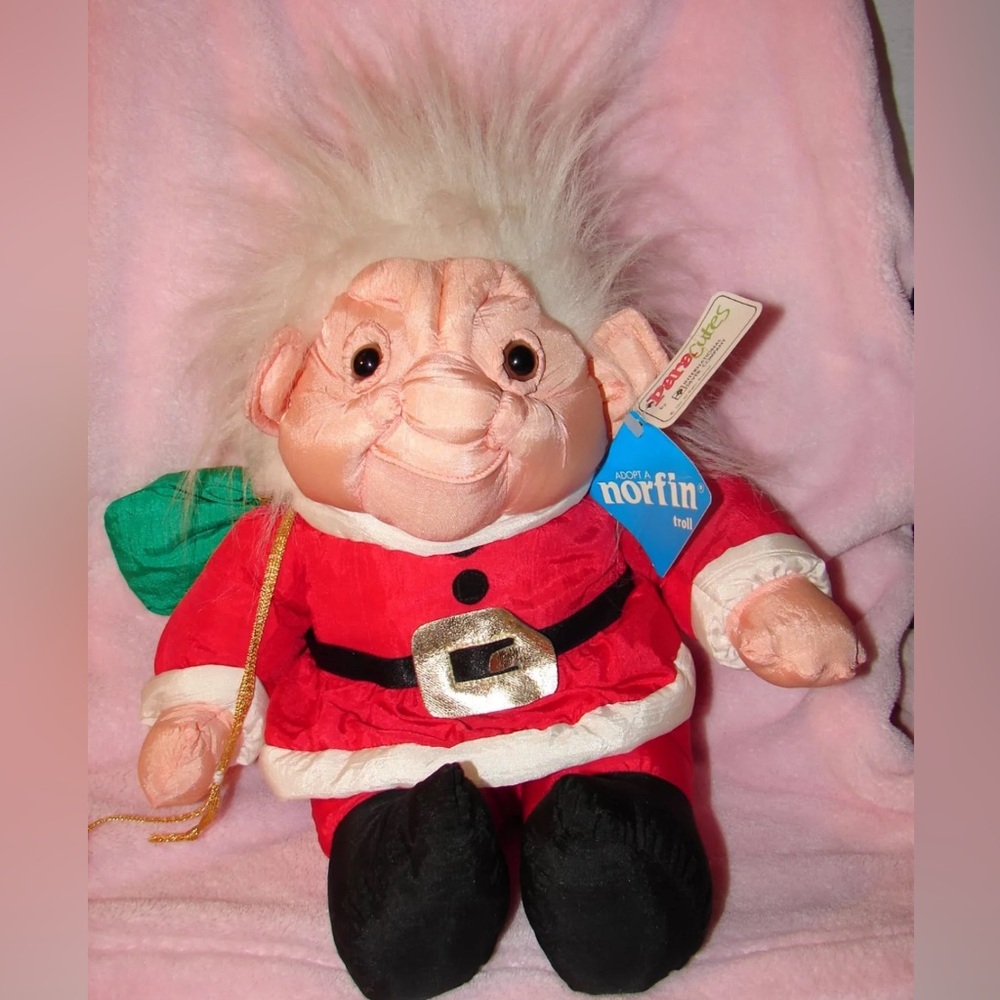 Santa   New with Tags Adopt a Norfin Troll Santa Claus Christmas Troll